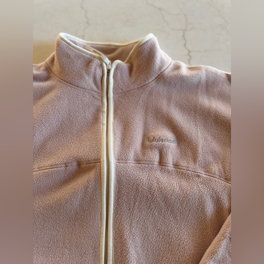 NWT Lululemon Mink Berry Tumbled Fleece Full Zip - Size XL - Picture 2 of 7
